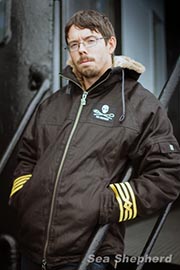 Captain Peter Hammarstedt, The Bob Barker  photo: Simon Ager