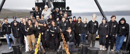 Captain Paul Watson and crew aboard the Steve Irwin for the 2010-11 Antarctic Whale Defense Campaign, Operation No Compromise