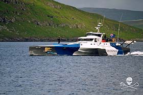 The Brigitte Bardot returns to the Faroe Islands in 2015. Photo: Sea Shepherd Global