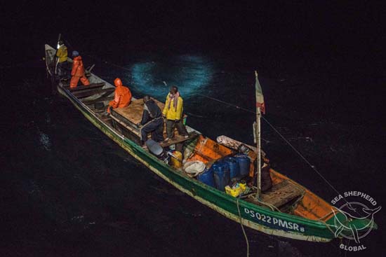 Second Congolese pirogue caught illegally fishing inside Gabon's territorial waters 