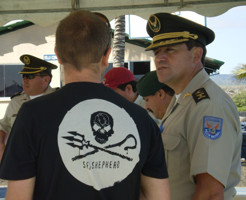Sea Shepherd is as always part of law enforcement