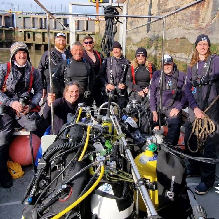 Dive boat SPECTRE joins Sea Shepherd UK's Ghostnet Campaign with a weekend of dives removing 18 lost creel pots and ropes from a wreck site
